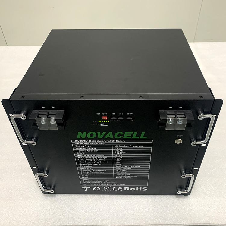 Lithium ion solar lifepo4 battery 48V 51.2V 200Ah for solar system
